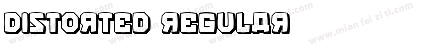 Distorted Regular字体转换